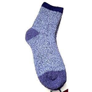 NEO Cozy Cabin Fuzzy Marl Crew Women's‎ Medium 5-10 Blue